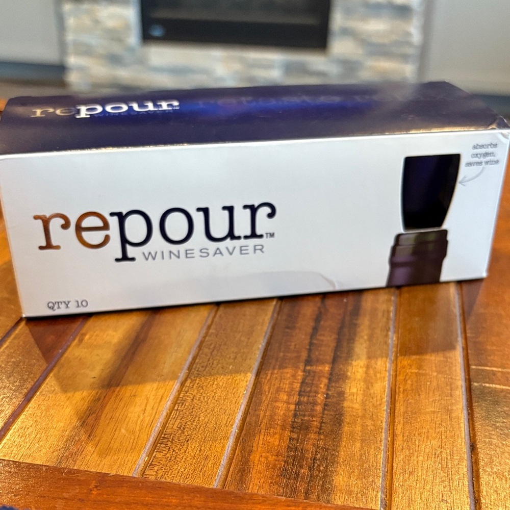 Repour Wine Saver and Stopper - Removes Oxygen Preserving Keep Fresh Qty of 10